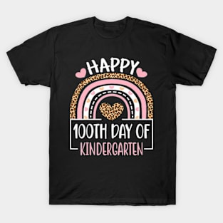 100th Day Of Kindergarten Funny 100 Days Of School Teacher T-Shirt